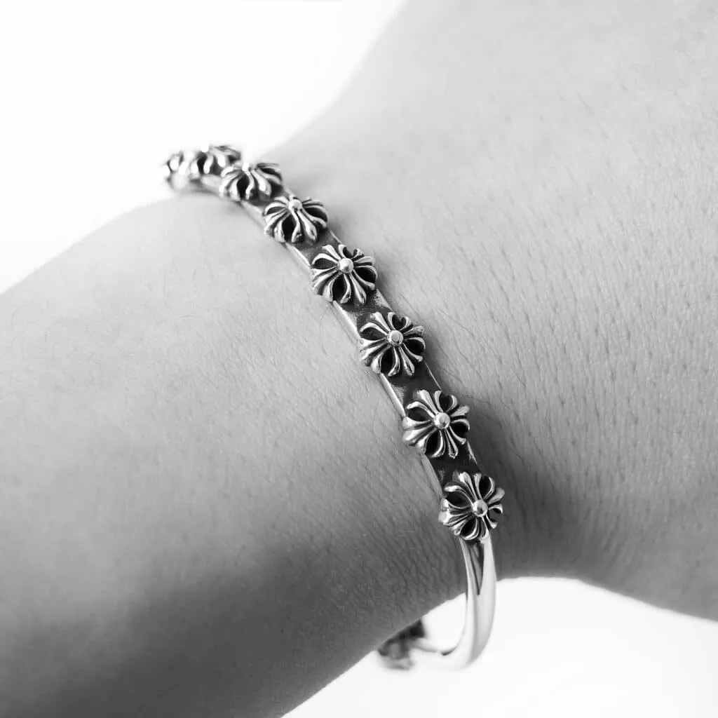 Chrome Hearts Plus Skinny Multi Cuff