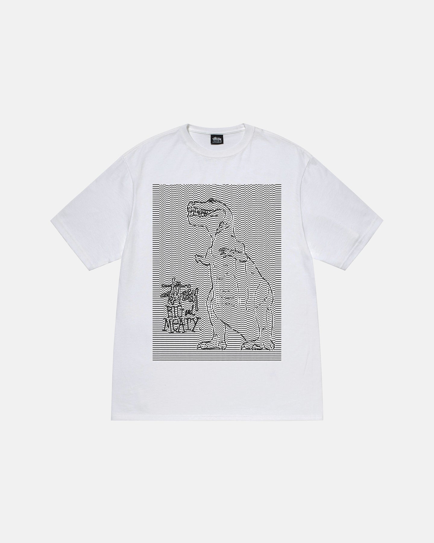 DOTS & LOOPS TEE-WHITE