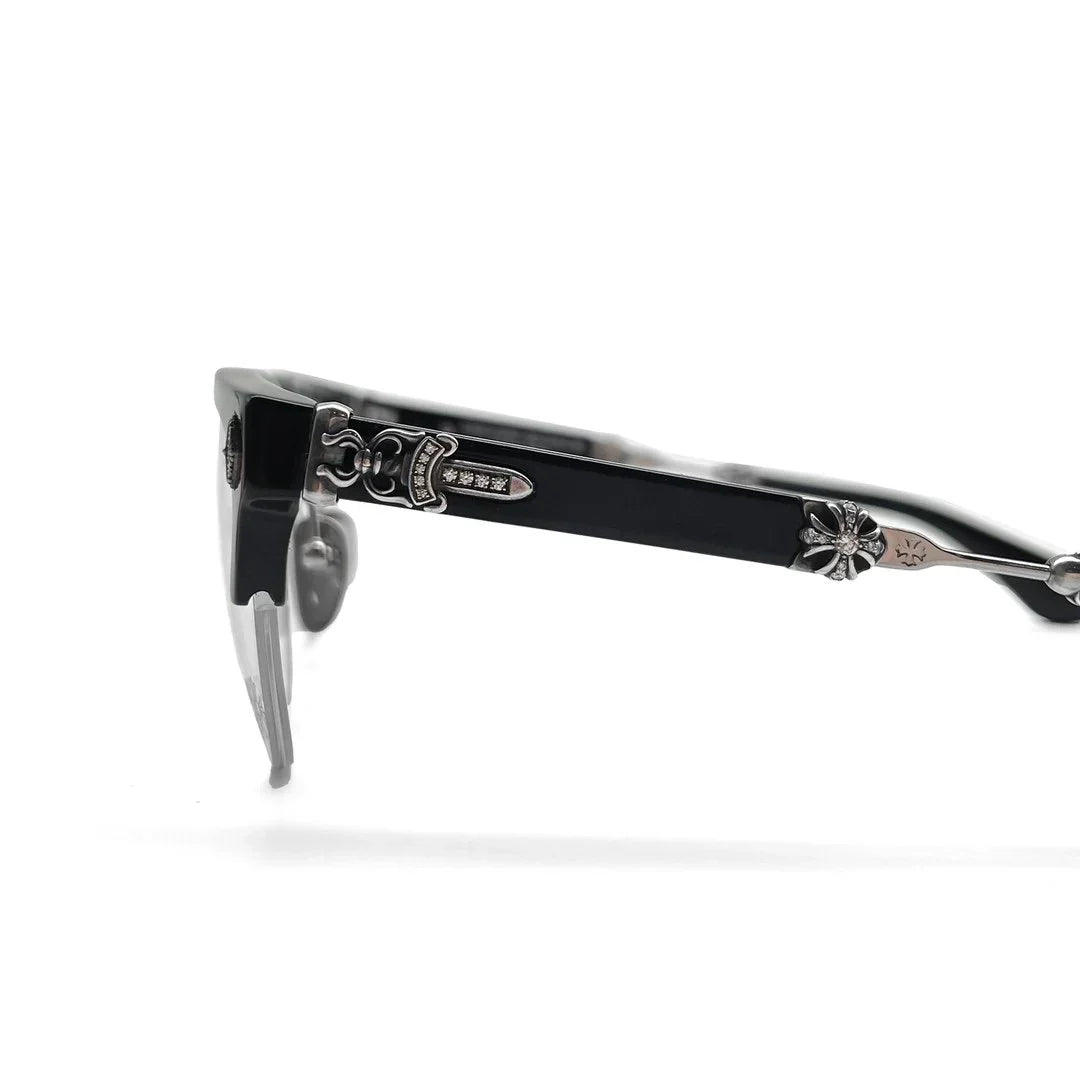 Chrome Hearts Evagilist Diamond BK/SS Glasses