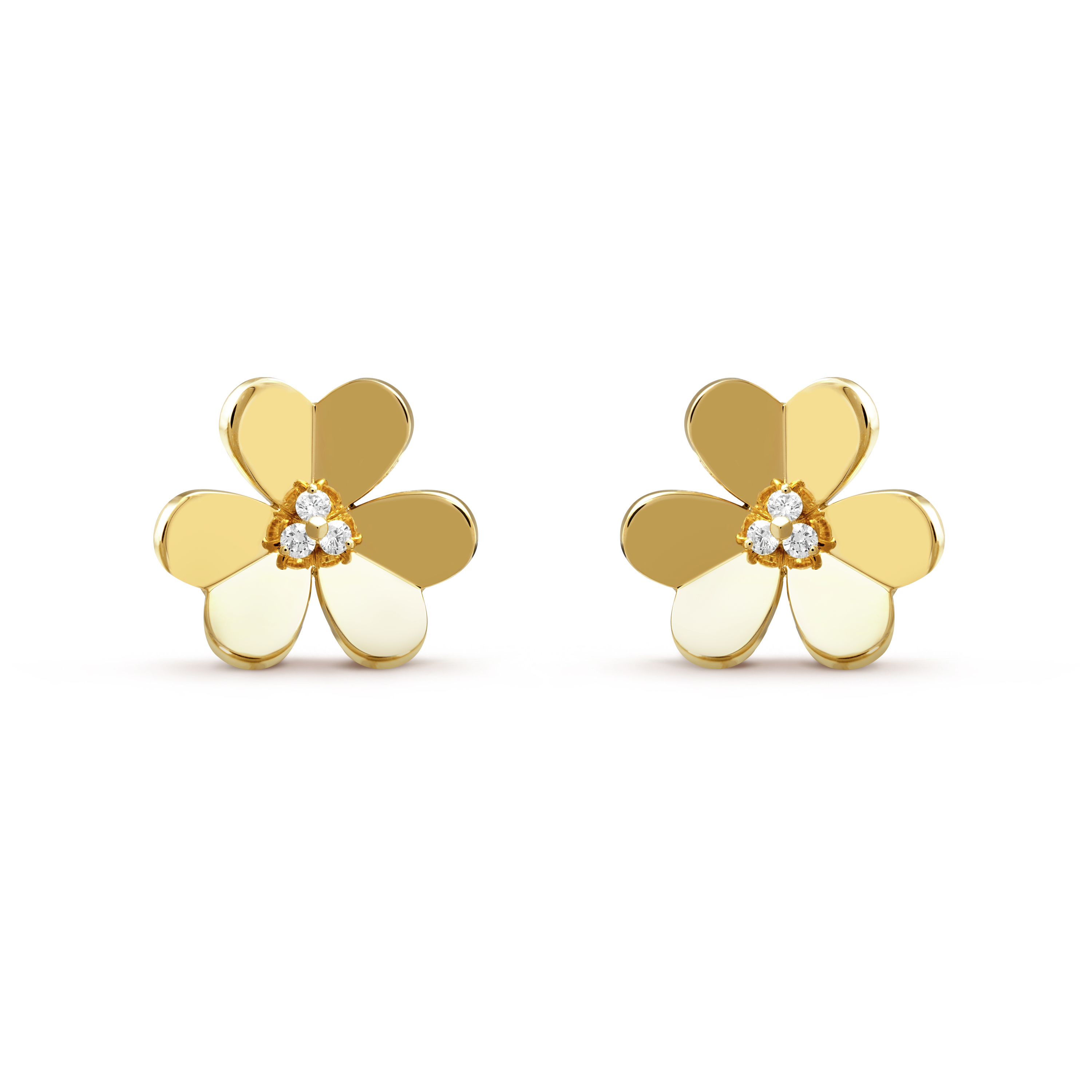 Van Cleef & Arpels Frivole Large Flower Earrings