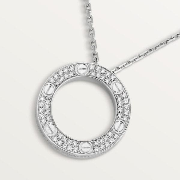 Cartier Love Paved Necklace