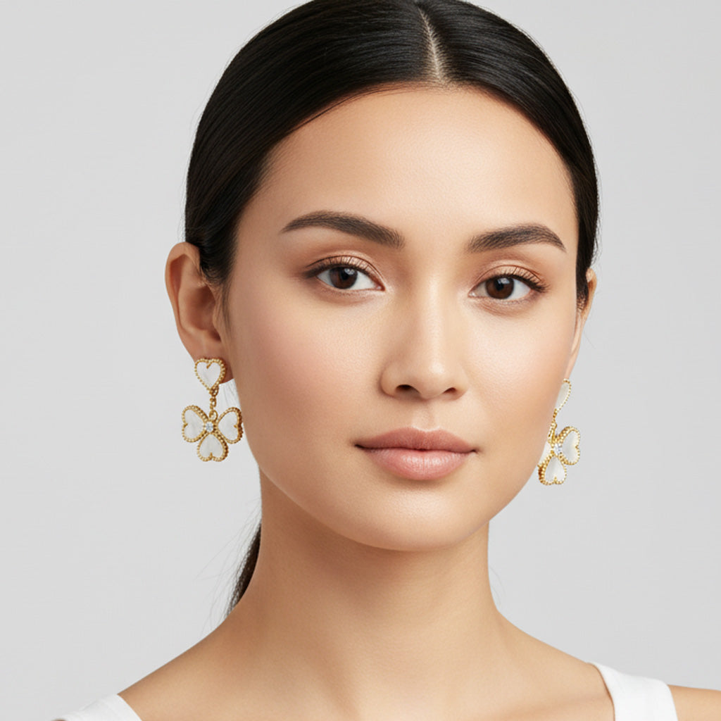 Van Cleef & Arpels Sweet Alhambra Effeuillage Earrings