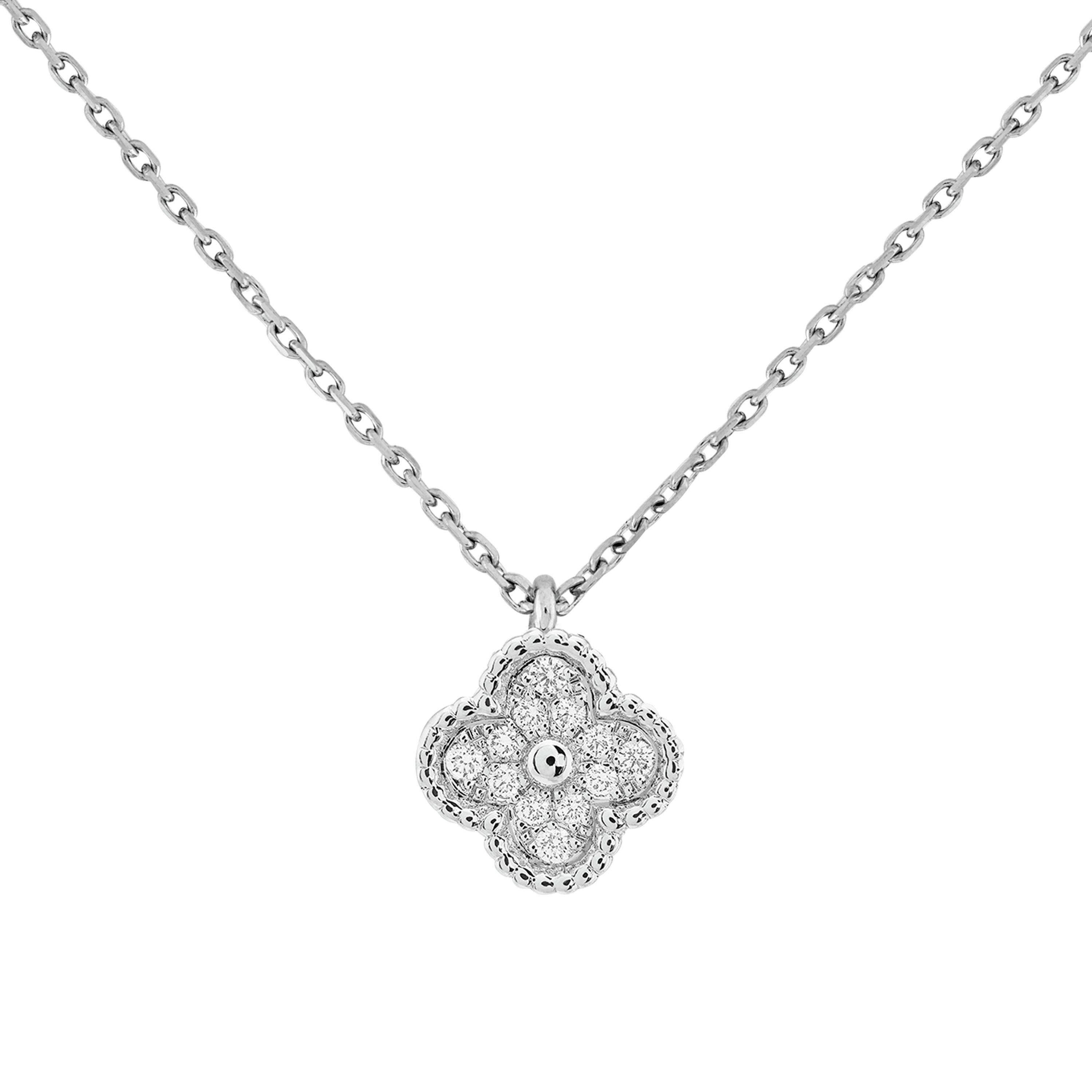 Van Cleef & Arpels Sweet Alhambra Clover Pendant Necklace