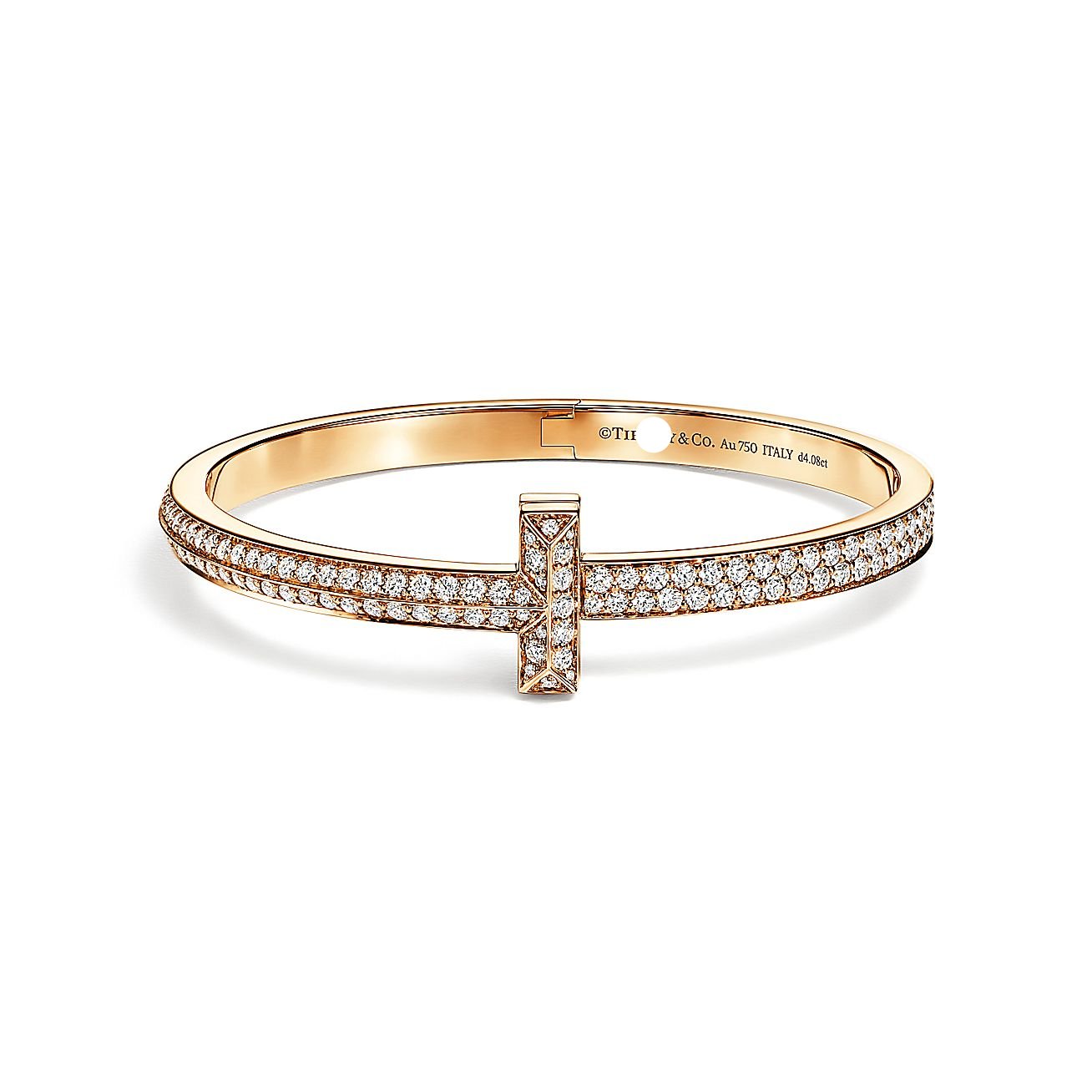Tiffany Wide Hinged Bangle Bracelet