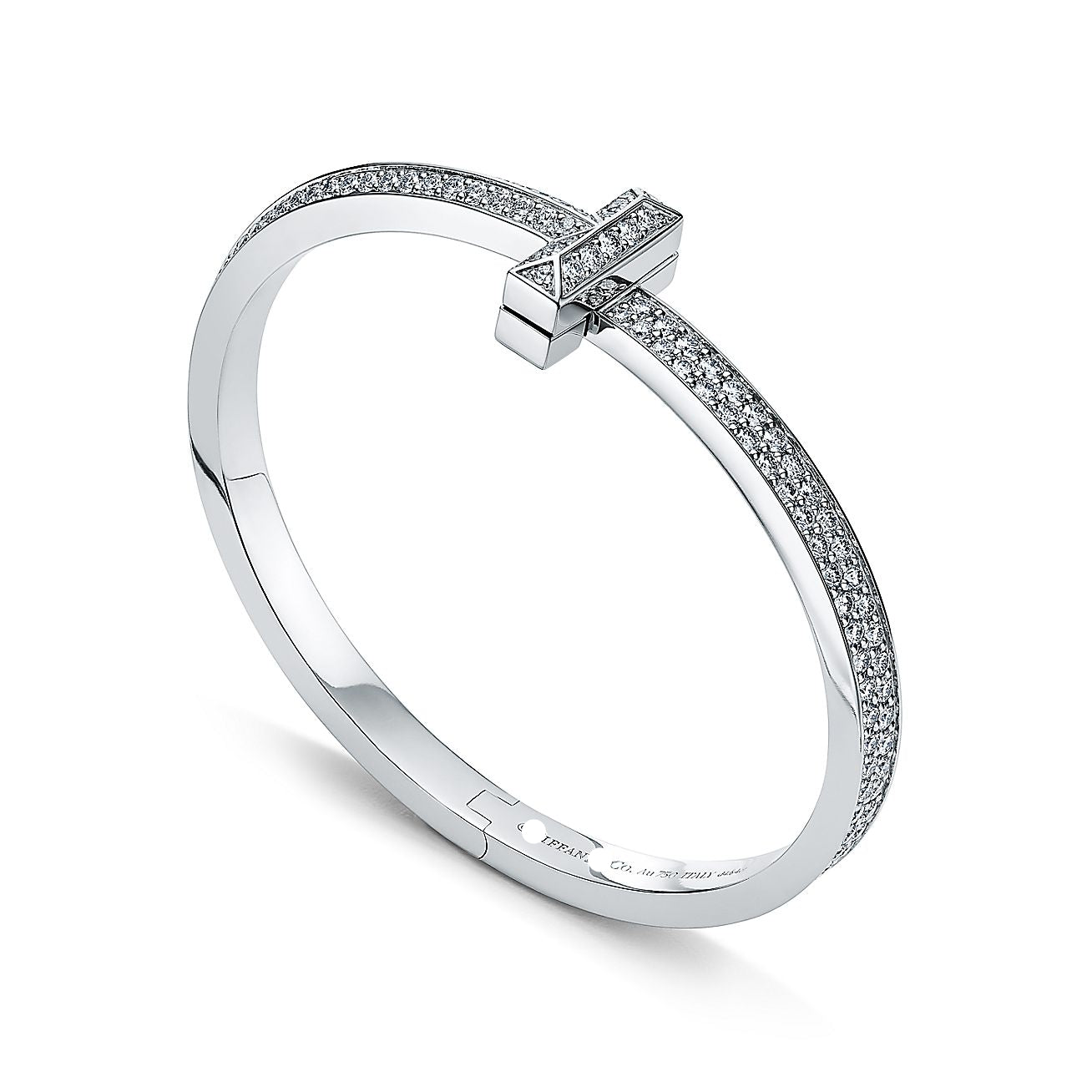 Tiffany Wide Hinged Bangle Bracelet