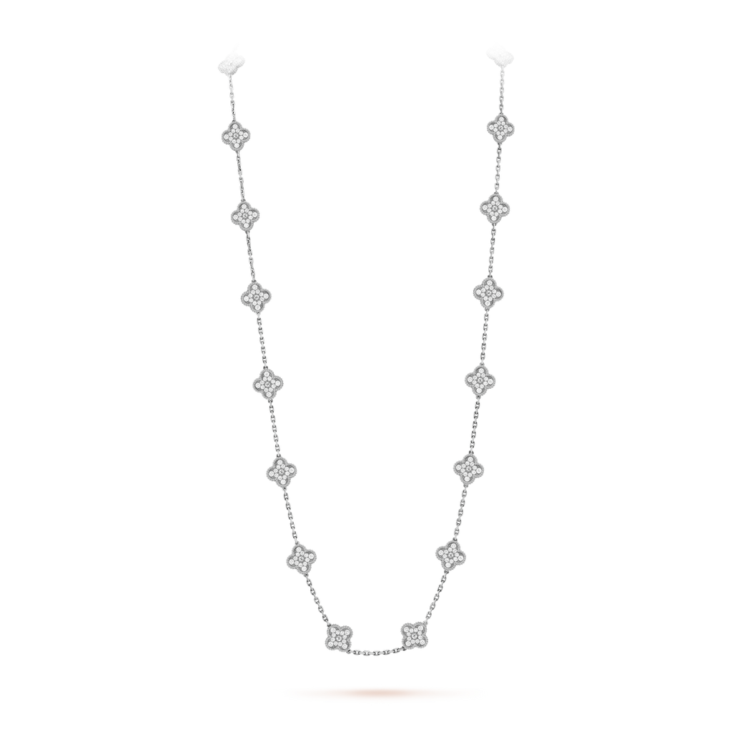 Van Cleef & Arpels Vintage Alhambra 20 Motifs Long Necklace