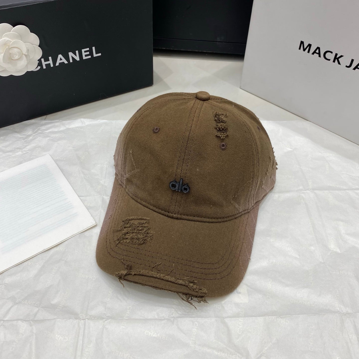 AlO Distressed Baseball Cap