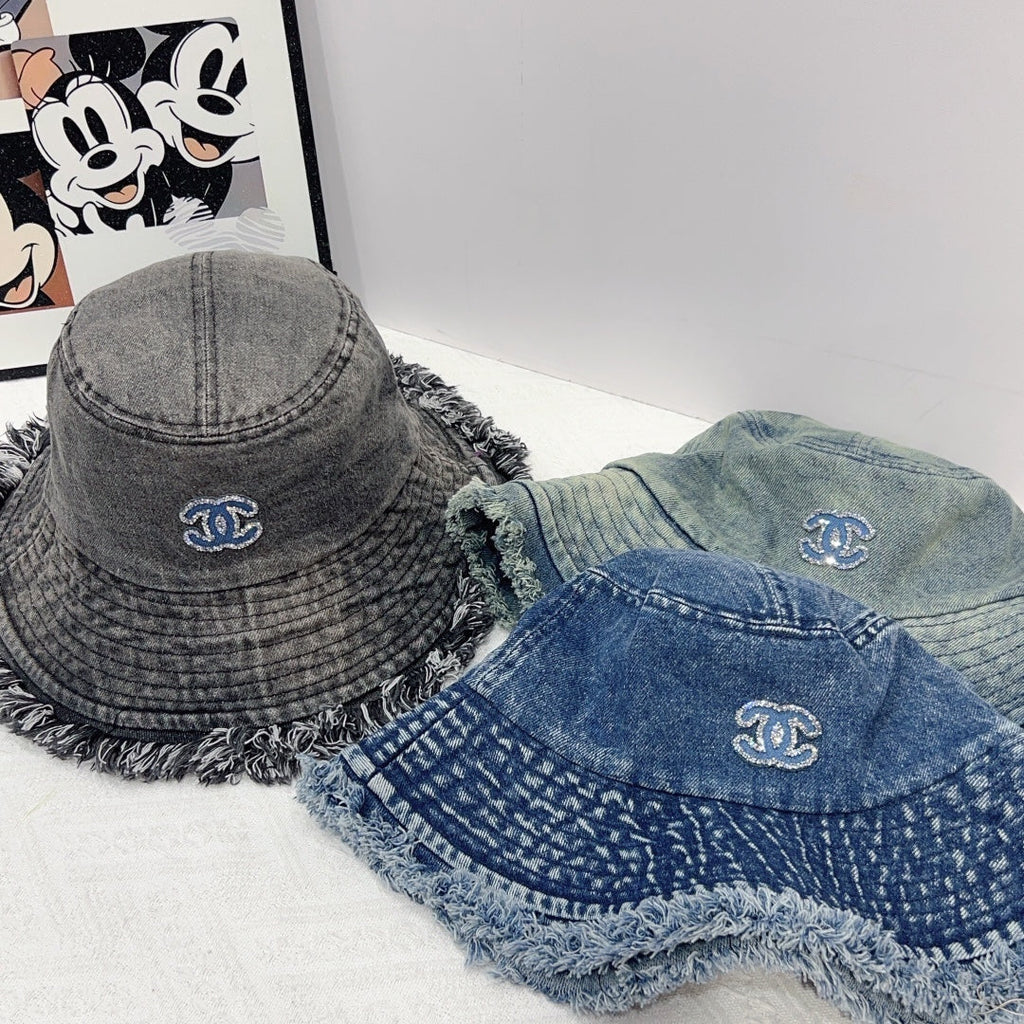 Chanel Denim Fisherman Hat